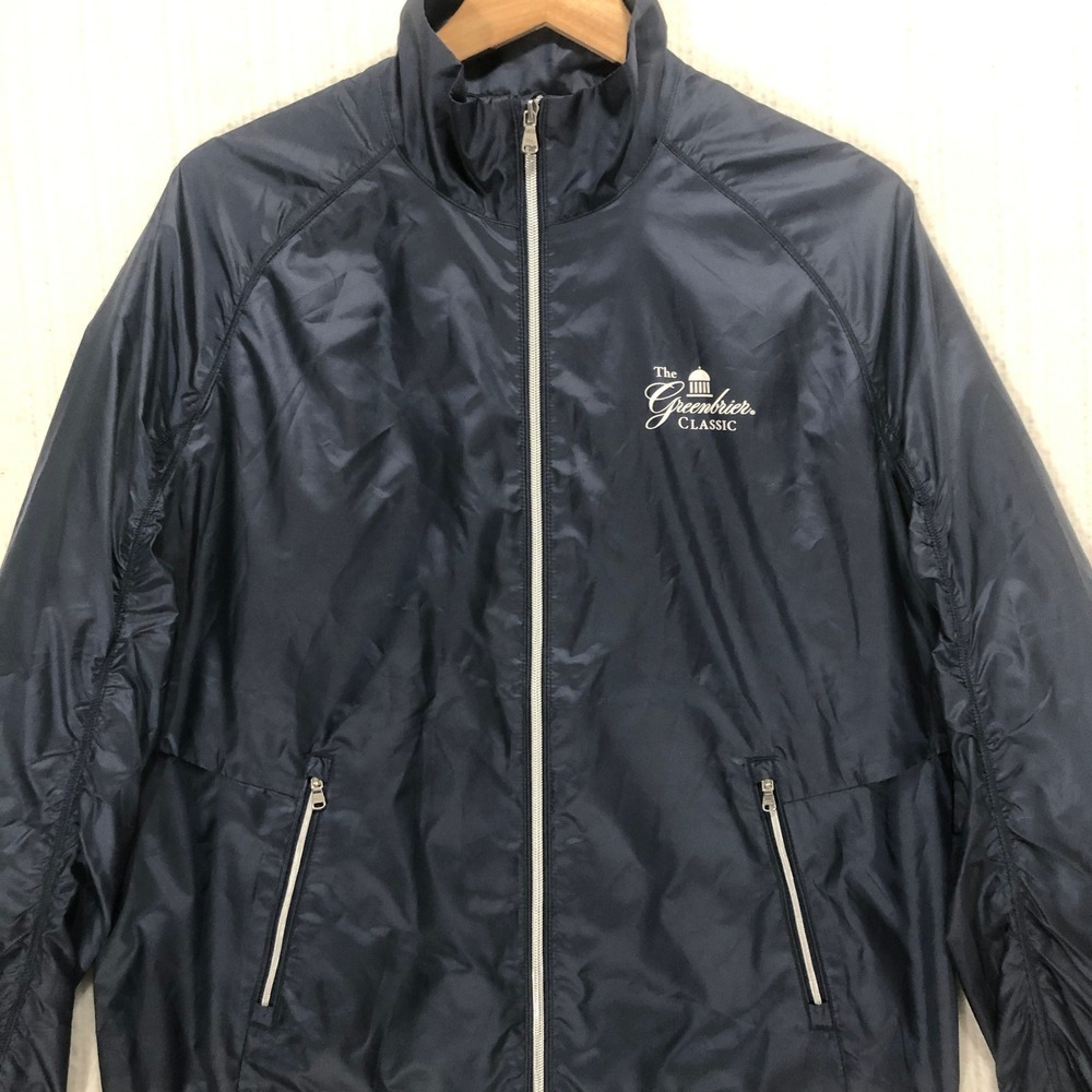 Polo Golf Ralph Lauren Greenbrier Classic Windbreaker Jacket Navy Blue Mens L